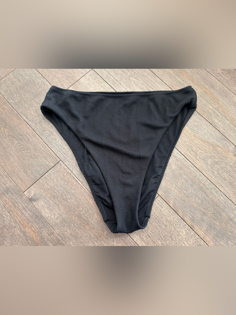 Aerie‎ Black High-Cut Bikini Bottom size medium